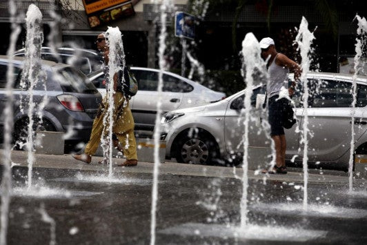 Καμίνι η Ελλάδα: «Χτυπήσανε» τα πρώτα 45αρια – Θάλαμος αερίων η Αθήνα (εικόνα)